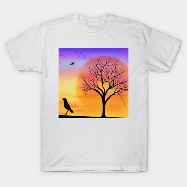 Beautiful Sunset T-Shirt by ErikBowmanDesigns